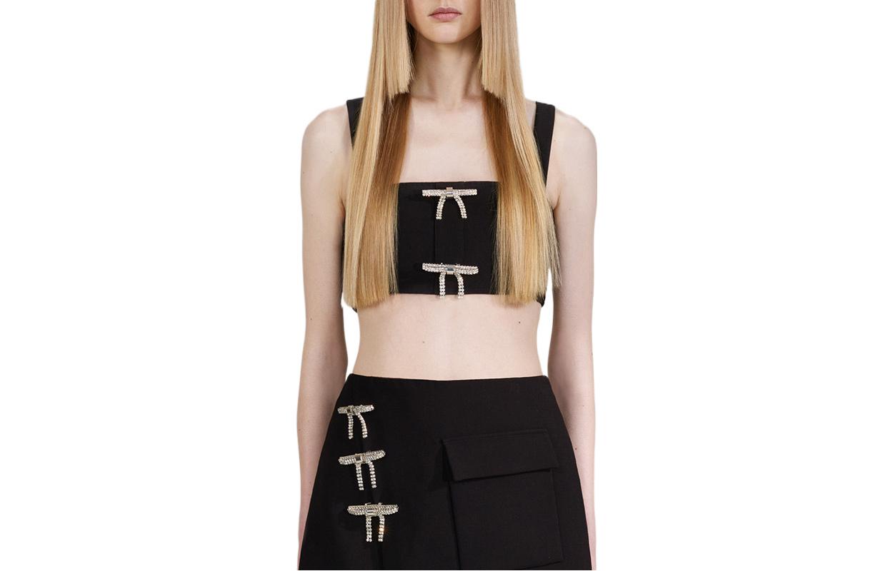 Self-portrait Женский черный топ Tank
Self-portrait Женский черный топ Tank