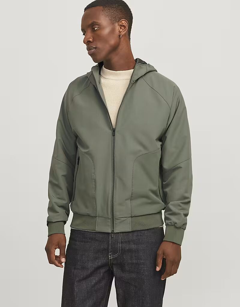 Куртка-бомбер Jack & Jones цвета агавы
Куртка-бомбер Jack & Jones цвета агавы