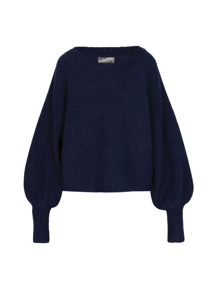 Женский свитер темно-синего цвета DreiMaster Vintage
Женский свитер темно-синего цвета DreiMaster Vintage
