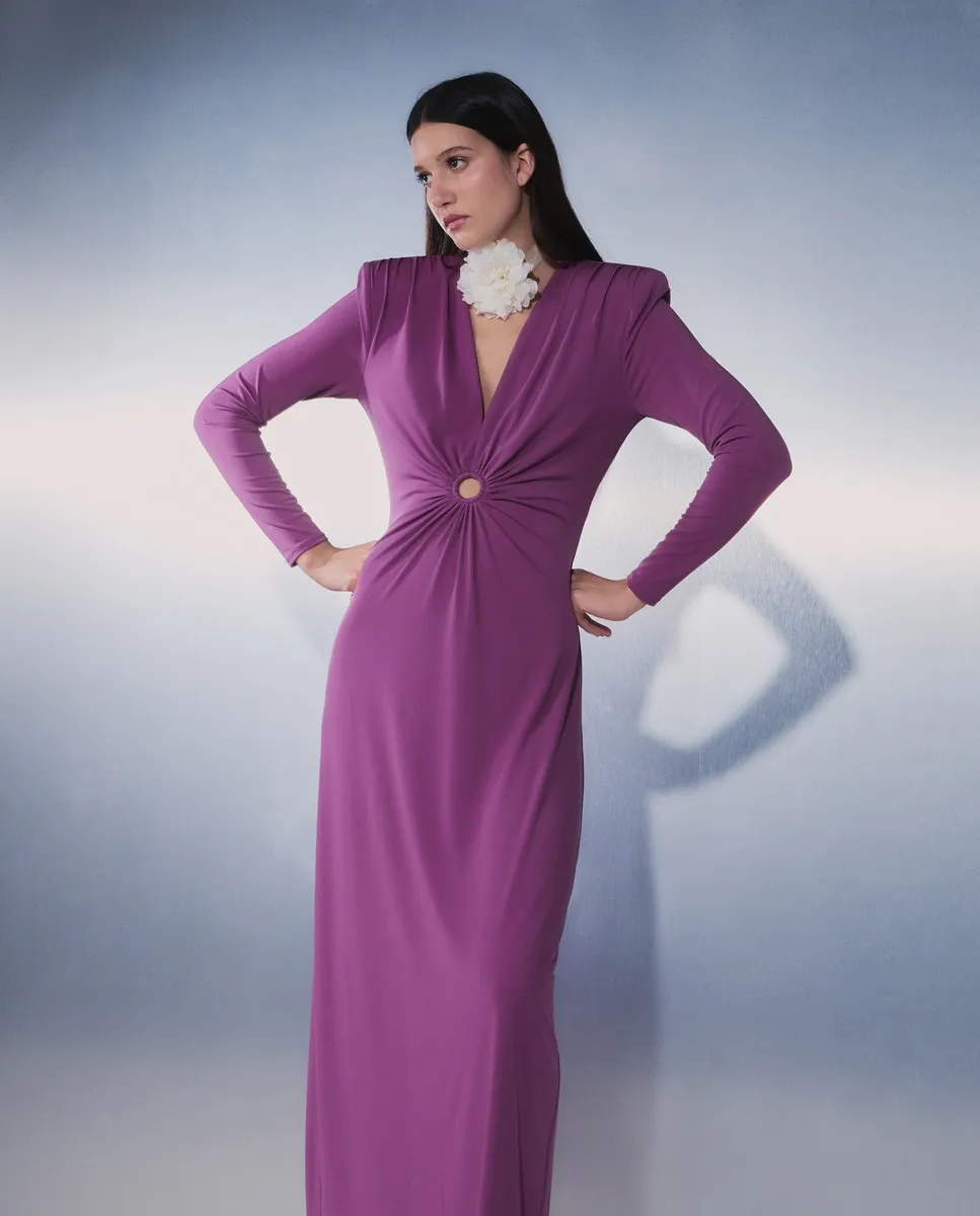 Платье с длинным рукавом и кольцом Tintoretto, пурпурный
Платье с длинным рукавом и кольцом Tintoretto, пурпурный