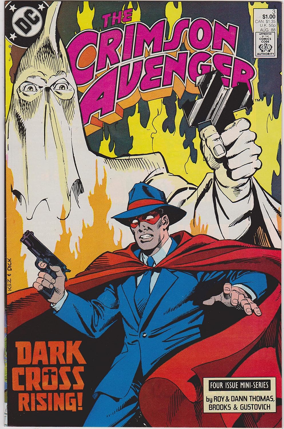 The Crimson Avenger #3 August 1988 (DC Comics)
The Crimson Avenger #3 August 1988 (DC Comics)