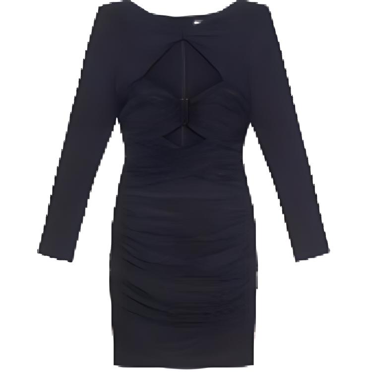 Self Portrait Длинное Платье с Длинными Рукавами Женское Классическое Черное
Self Portrait Длинное Платье с Длинными Рукавами Женское Классическое Черное