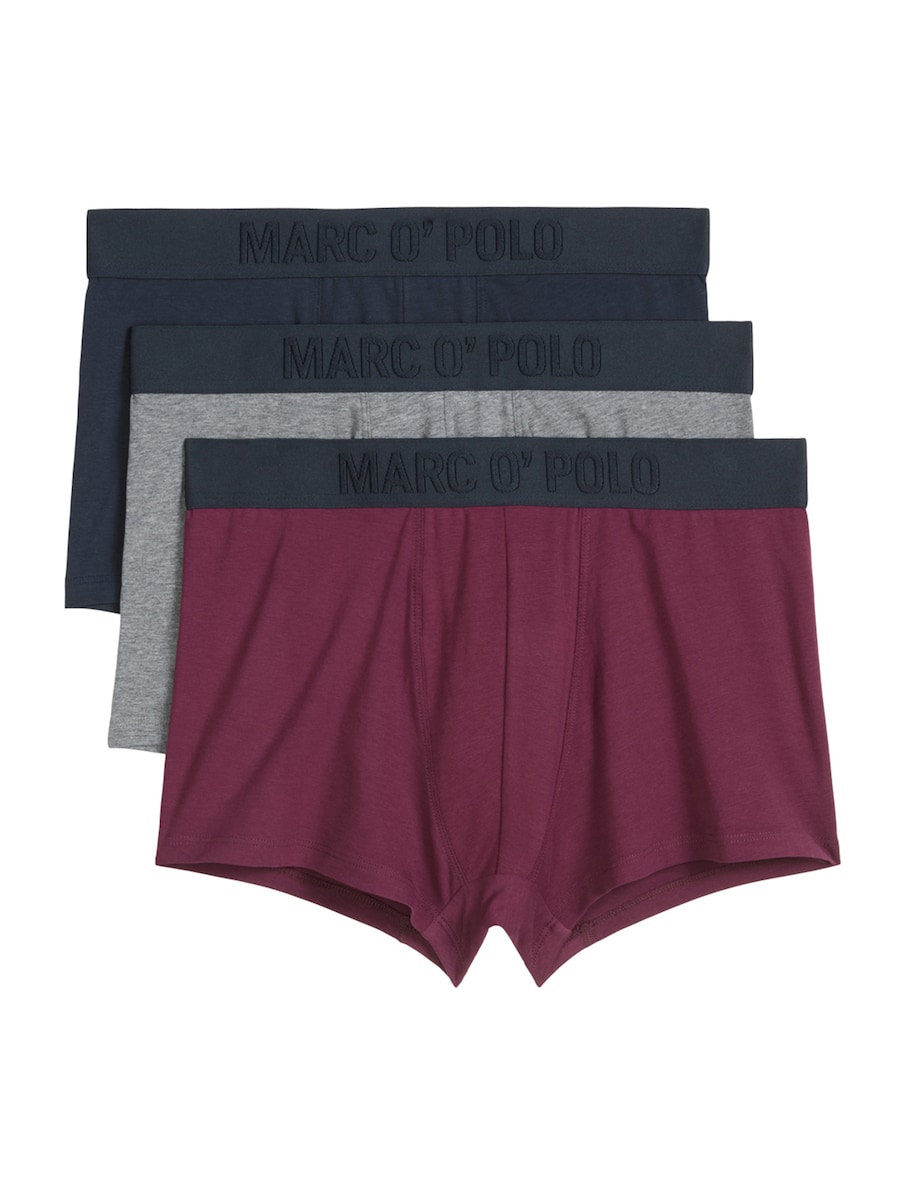 Боксеры Marc O'Polo Trunk Essentials, Dark Blue/Mottled Grey/Bordeaux
Боксеры Marc O'Polo Trunk Essentials, Dark Blue/Mottled Grey/Bordeaux