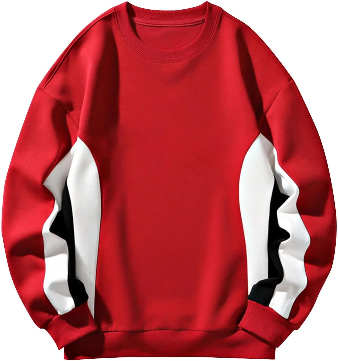 Мужской повседневный оверсайз пуловер с длинным рукавом и круглым вырезом QUNPIU
Мужской повседневный оверсайз пуловер с длинным рукавом и круглым вырезом QUNPIU