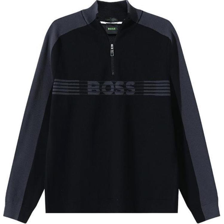 HUGO BOSS Вязаный свитер SS24 мужской черный
HUGO BOSS Вязаный свитер SS24 мужской черный