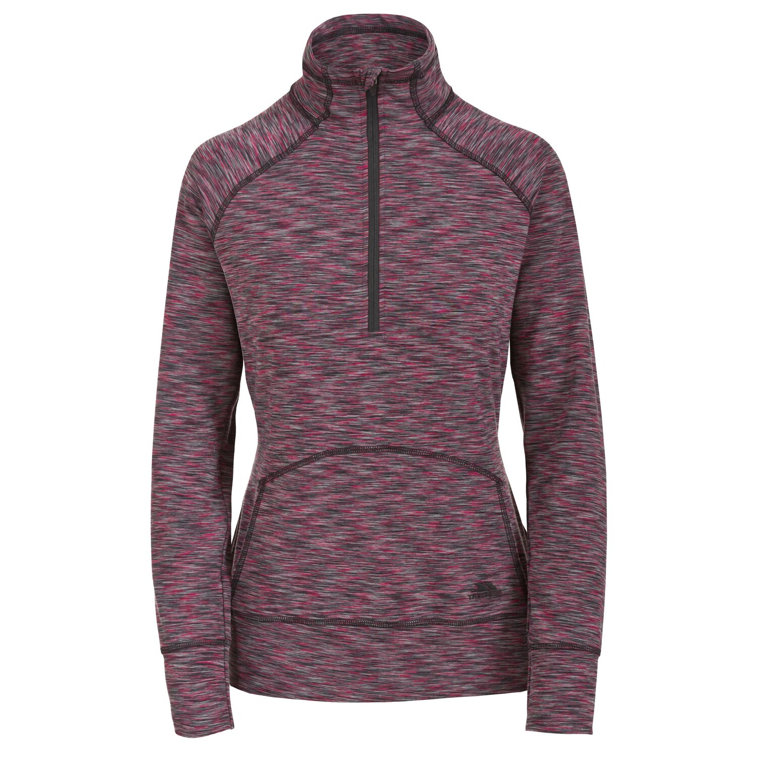 Флисовый топ на молнии на половину длины Trespass, розовый 
Флисовый топ на молнии на половину длины Trespass, розовый