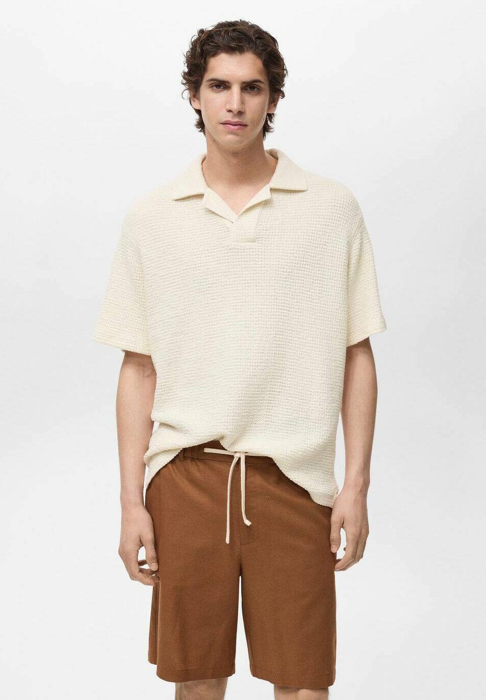 Рубашка поло CROCHI Mango, кремовый
Рубашка поло CROCHI Mango, кремовый