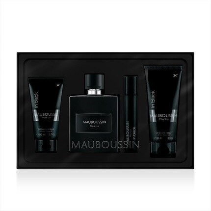 Mauboussin Prestige Set 2023 Pour Lui In Black: Eau de Parfum, Shower Gel, Shower Gel & Travel Spray
Mauboussin Prestige Set 2023 Pour Lui In Black: Eau de Parfum, Shower Gel, Shower Gel & Travel Spray