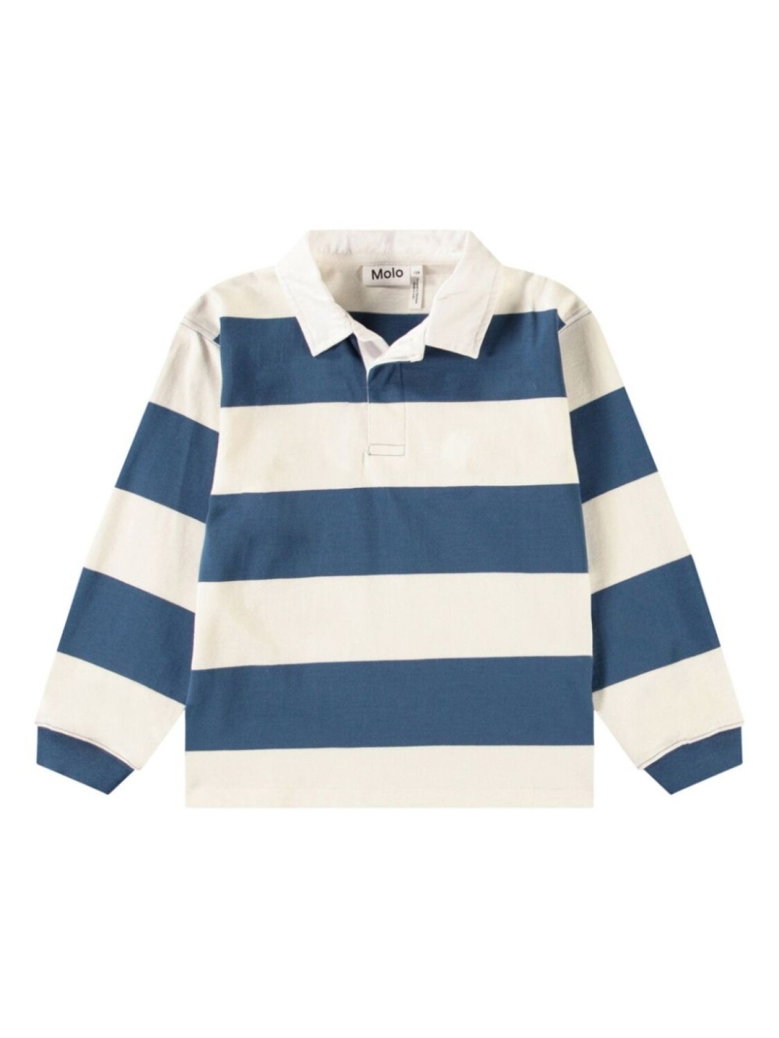 Molo полосатая рубашка поло из органического хлопка, синий
Molo полосатая рубашка поло из органического хлопка, синий