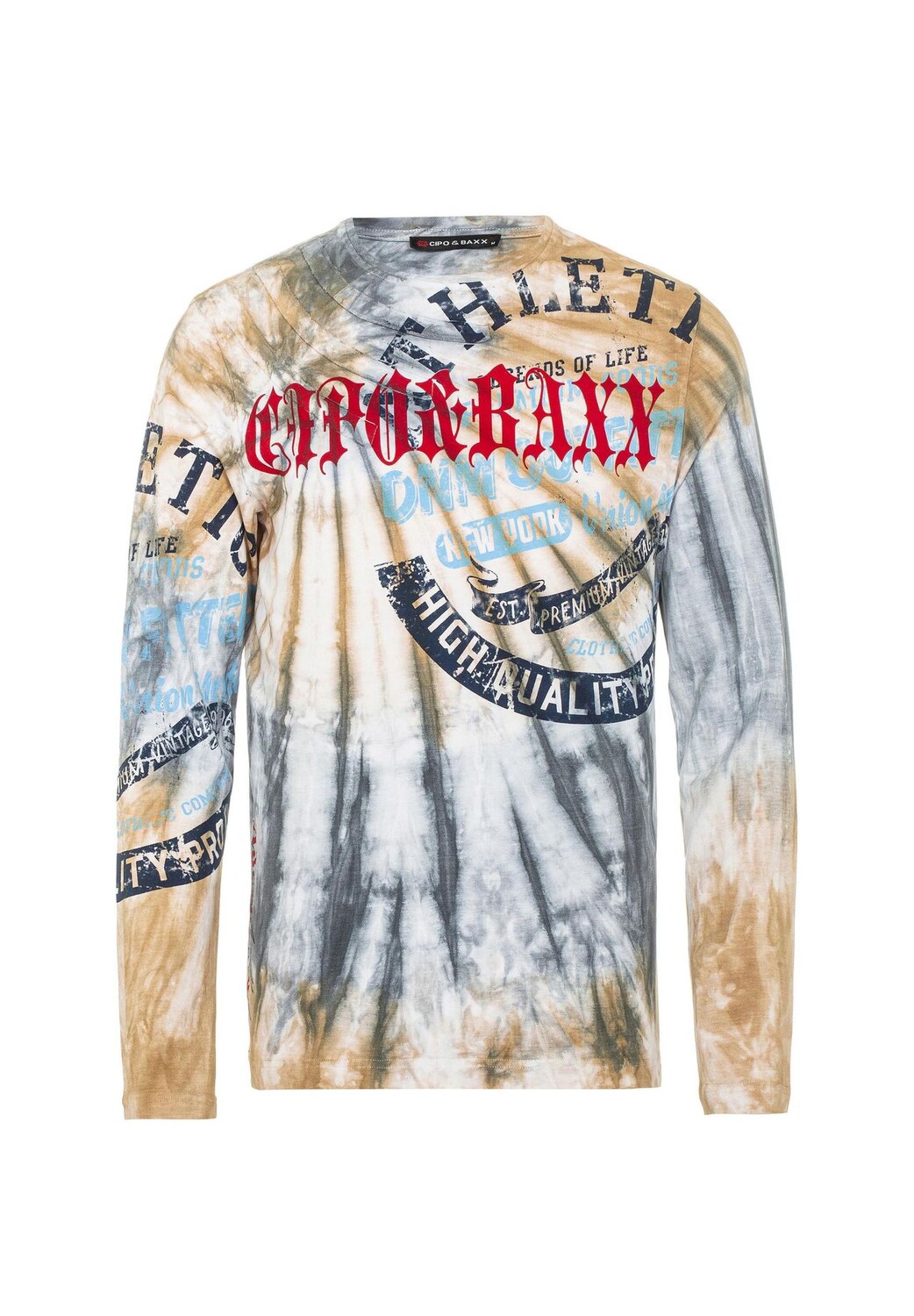 Свитшот с великолепным узором батик CIPO & BAXX, коричневый
Свитшот с великолепным узором батик CIPO & BAXX, коричневый