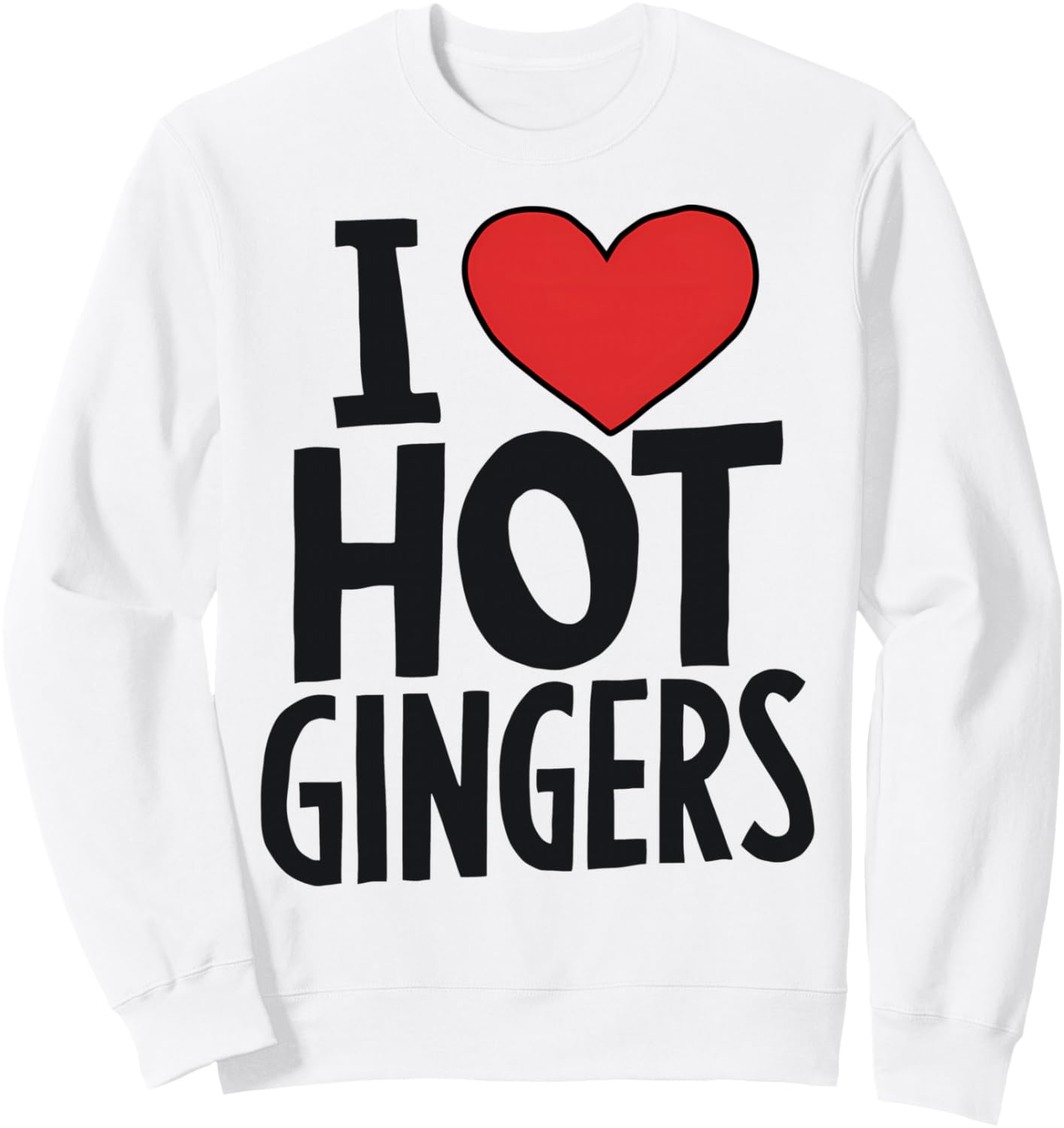 Толстовка с надписью «Я люблю рыжих» Love Hot Gingers, белый
Толстовка с надписью «Я люблю рыжих» Love Hot Gingers, белый