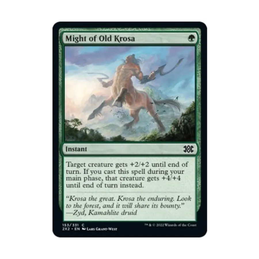 CCG Мощь Старой Кросы (клавиша C), MTG - Double Masters 2022
CCG Мощь Старой Кросы (клавиша C), MTG - Double Masters 2022