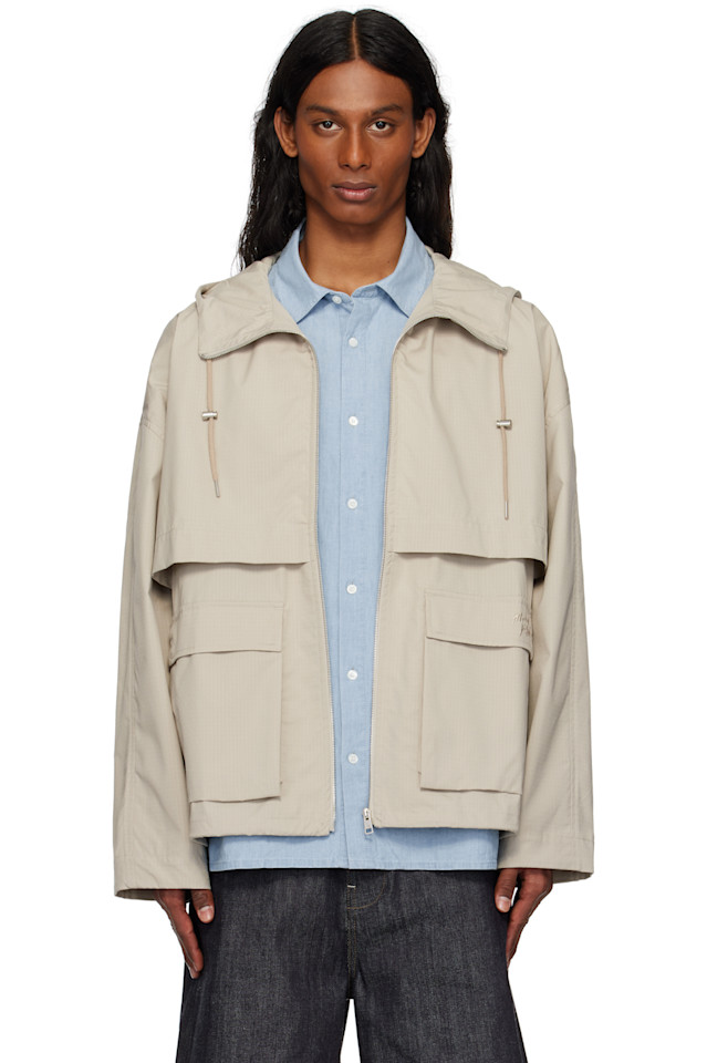 Капюшонная ветровка на молнии Maison Kitsuné, цвет truffle, Бежевый, Капюшонная ветровка на молнии Maison Kitsuné, цвет truffle
Капюшонная ветровка на молнии Maison Kitsuné, цвет truffle, Бежевый, Капюшонная ветровка на молнии Maison Kitsuné, цвет truffle