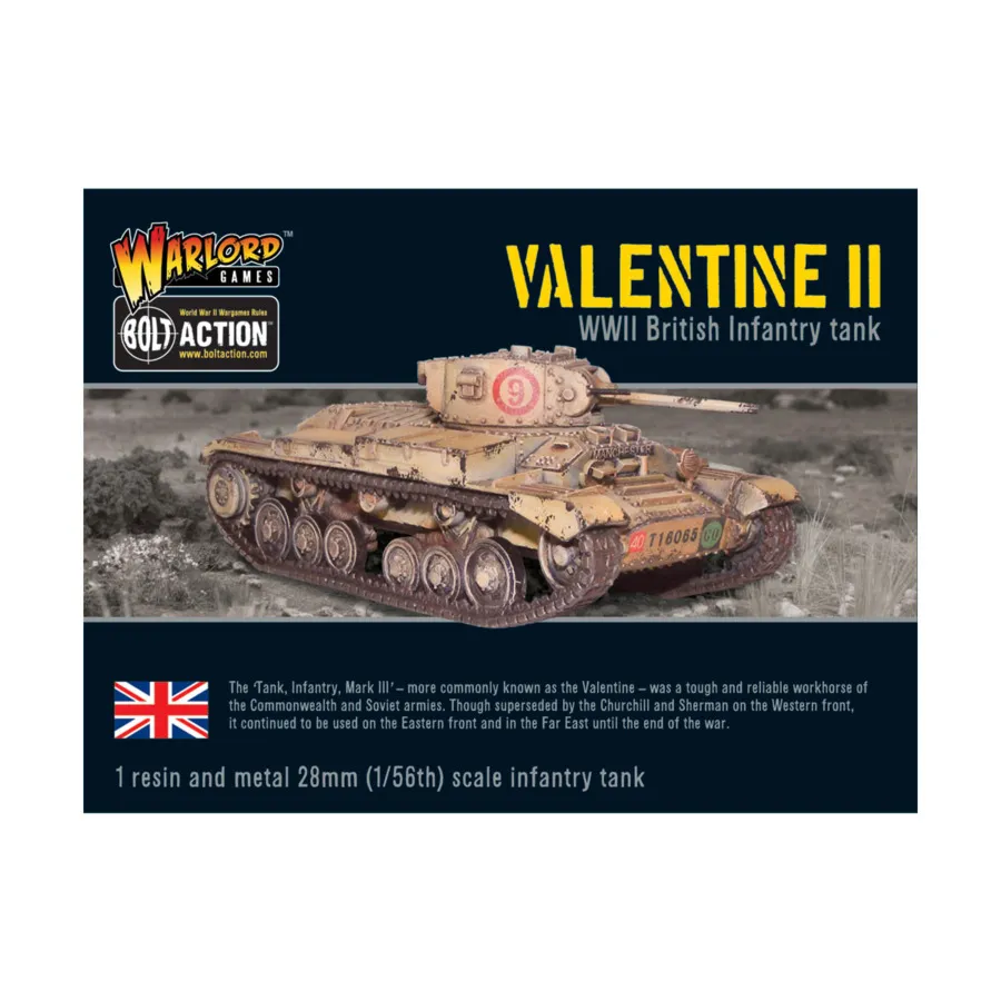 Валентин II, Bolt Action - British Army (28mm)
Валентин II, Bolt Action - British Army (28mm)