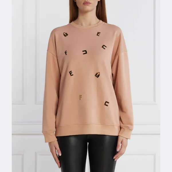 Толстовка обычного кроя Elisabetta Franchi, бежевый
Толстовка обычного кроя Elisabetta Franchi, бежевый