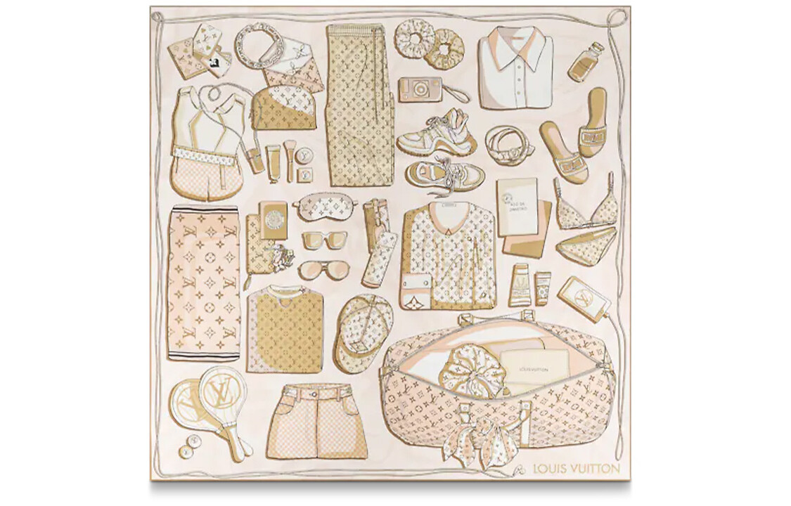 LOUIS VUITTON Женский шелковый шарф, Sunset Orange
LOUIS VUITTON Женский шелковый шарф, Sunset Orange