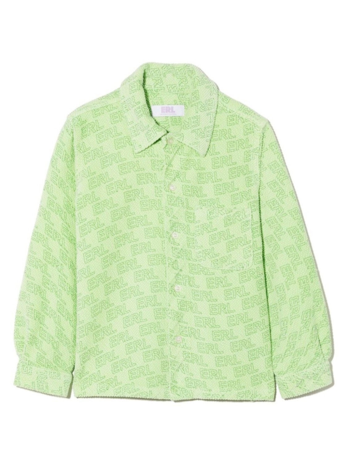 Вельветовая рубашка с логотипом ERL, зеленый
Вельветовая рубашка с логотипом ERL, зеленый