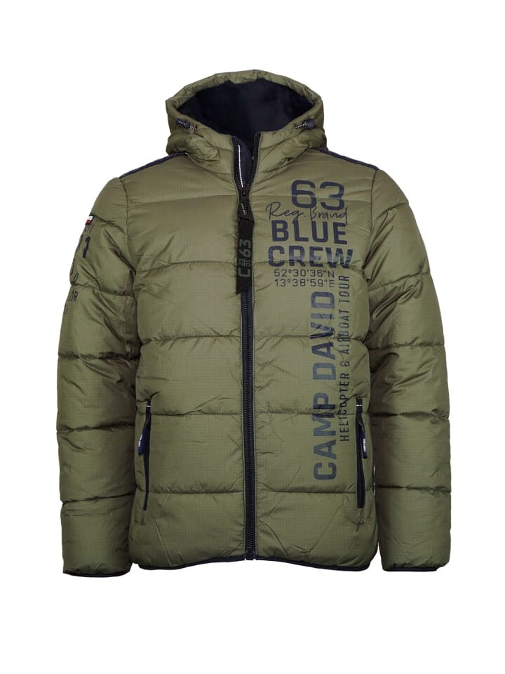 Стеганая куртка CAMP DAVID, зеленый
Стеганая куртка CAMP DAVID, зеленый