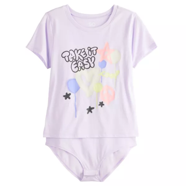 Боди с короткими рукавами и принтом для девочек 6-16 лет So, цвет cool graffiti purple
Боди с короткими рукавами и принтом для девочек 6-16 лет So, цвет cool graffiti purple