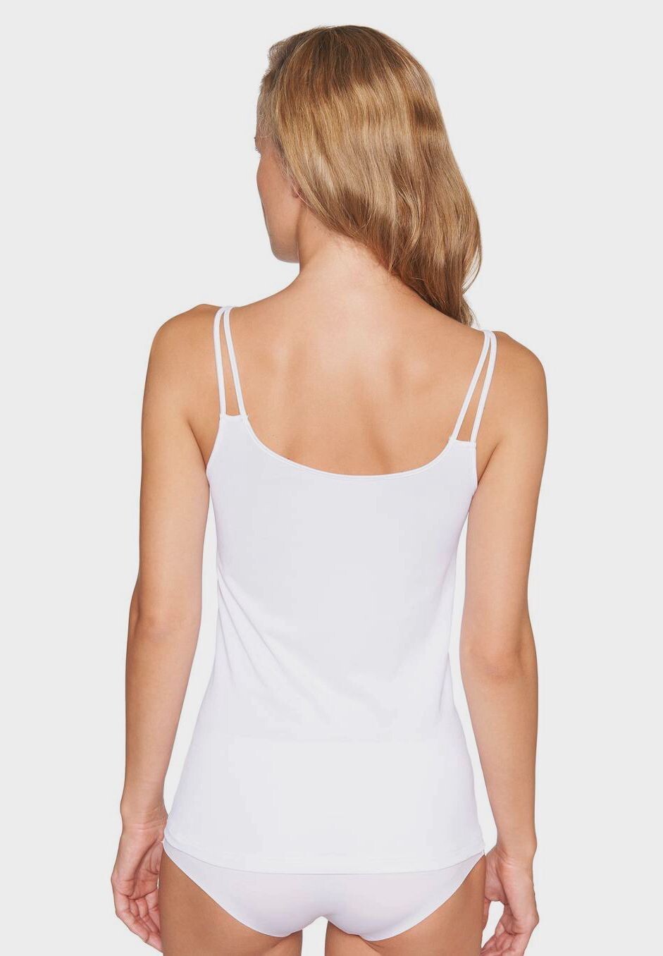 Женская майка Emotion с двойными бретельками-спагетти mey, белый
Женская майка Emotion с двойными бретельками-спагетти mey, белый