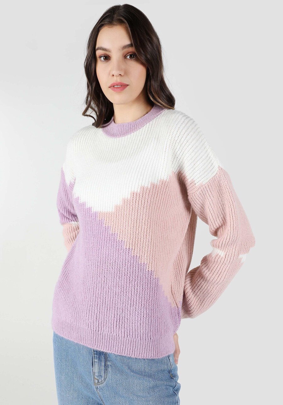 Свитер Colin's, сиреневый 
Свитер Colin's, сиреневый