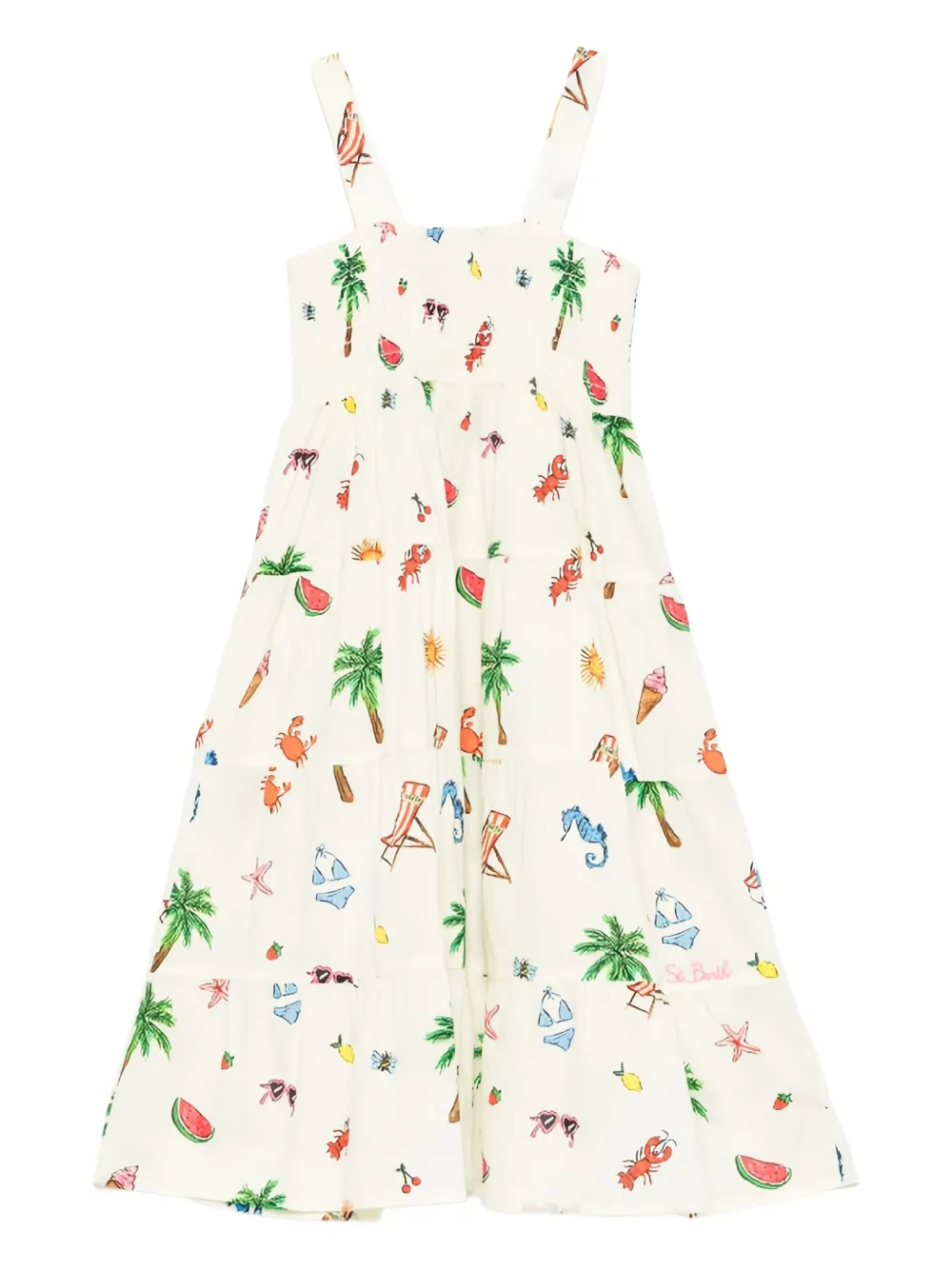 Платье с пуговицами MC2 Saint Barth Kids, белый
Платье с пуговицами MC2 Saint Barth Kids, белый