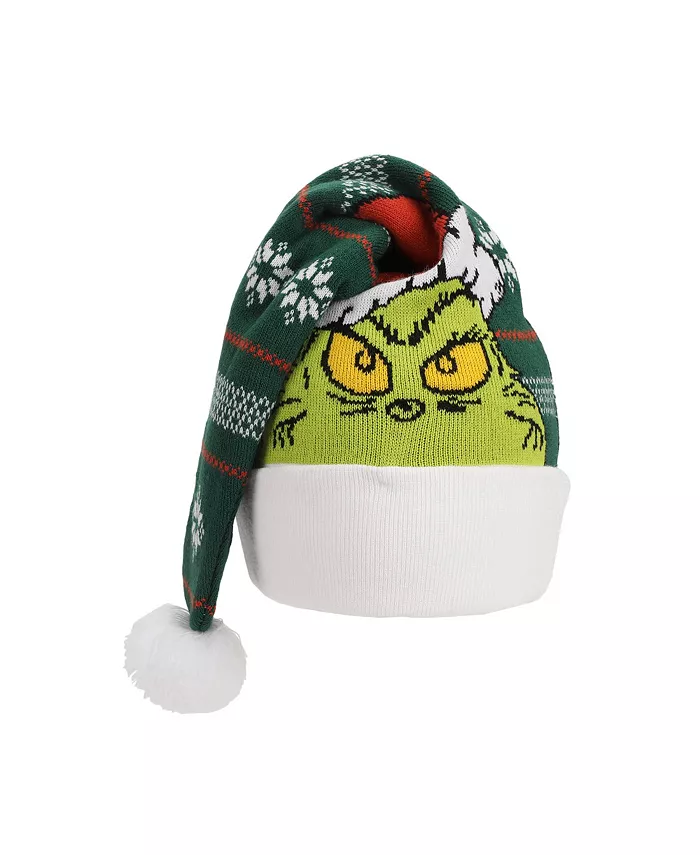 Мужская шапка Санта с жаккардовым узором Fair Isle из акрила The Grinch, зеленый
Мужская шапка Санта с жаккардовым узором Fair Isle из акрила The Grinch, зеленый