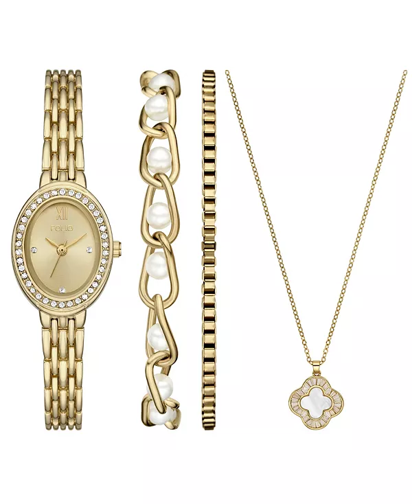 Женские кварцевые часы с тремя стрелками из золотого сплава, 23 мм Folio, gold
Женские кварцевые часы с тремя стрелками из золотого сплава, 23 мм Folio, gold