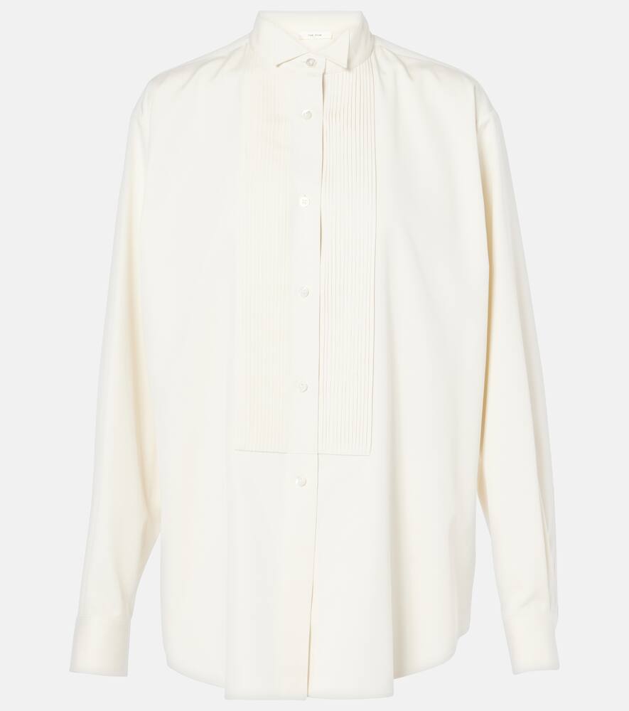 Шелковая рубашка Vince The Row, Porcelain
Шелковая рубашка Vince The Row, Porcelain