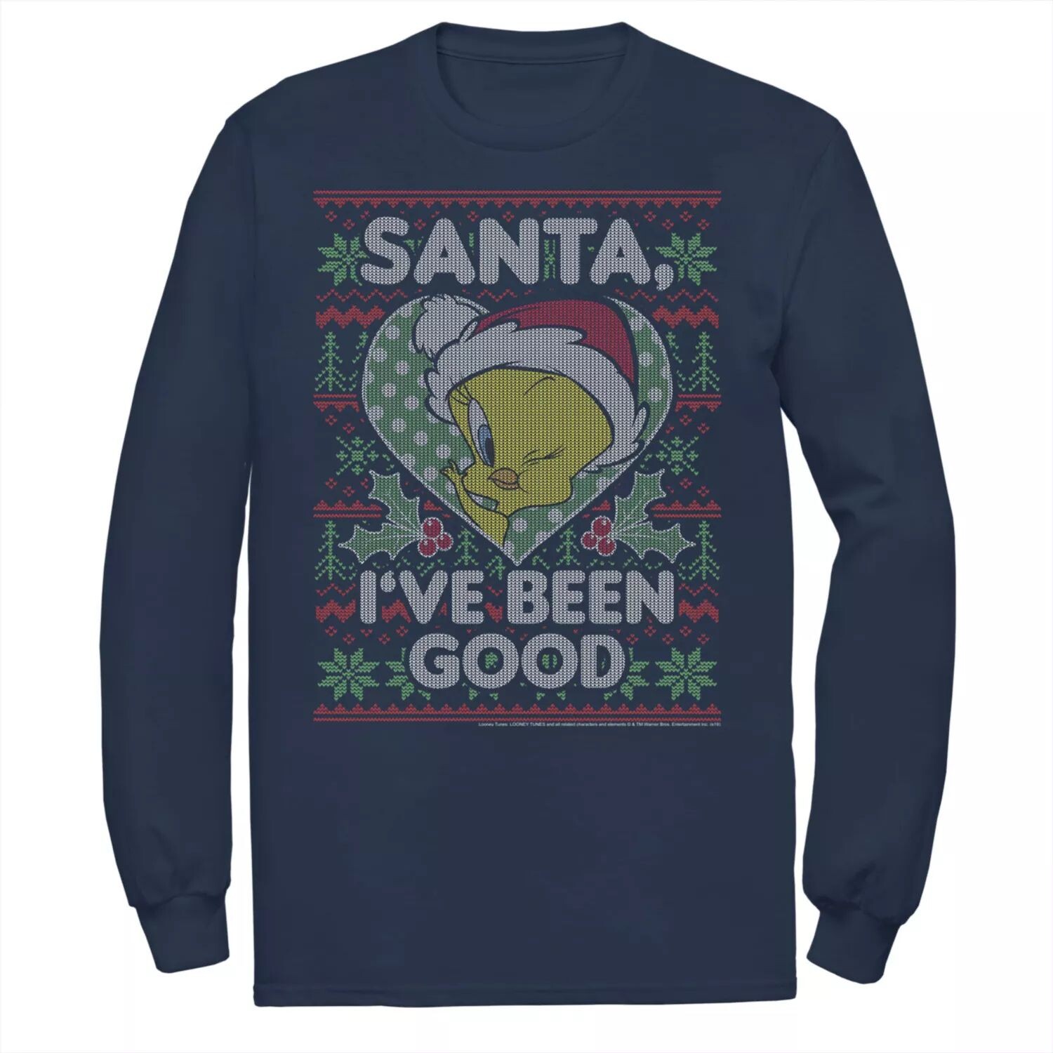 Мужская футболка Looney Tunes Christmas Tweety Santa I've Been Good Tee Licensed Character
Мужская футболка Looney Tunes Christmas Tweety Santa I've Been Good Tee Licensed Character