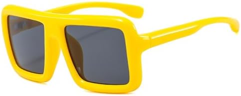 Модные солнцезащитные очки большого размера, квадратной формы, конфетных цветов, для женщин, с защитой от УФ-излучения UV400, в стиле ретро и панк, для мужчин MTZJH, Yellow Gray
Модные солнцезащитные очки большого размера, квадратной формы, конфетных цветов, для женщин, с защитой от УФ-излучения UV400, в стиле ретро и панк, для мужчин MTZJH, Yellow Gray