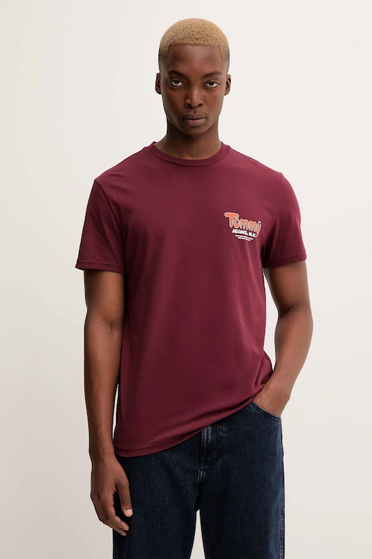 Хлопковая футболка Tommy Jeans, бордовый, Красный, Хлопковая футболка Tommy Jeans, бордовый
Хлопковая футболка Tommy Jeans, бордовый, Красный, Хлопковая футболка Tommy Jeans, бордовый