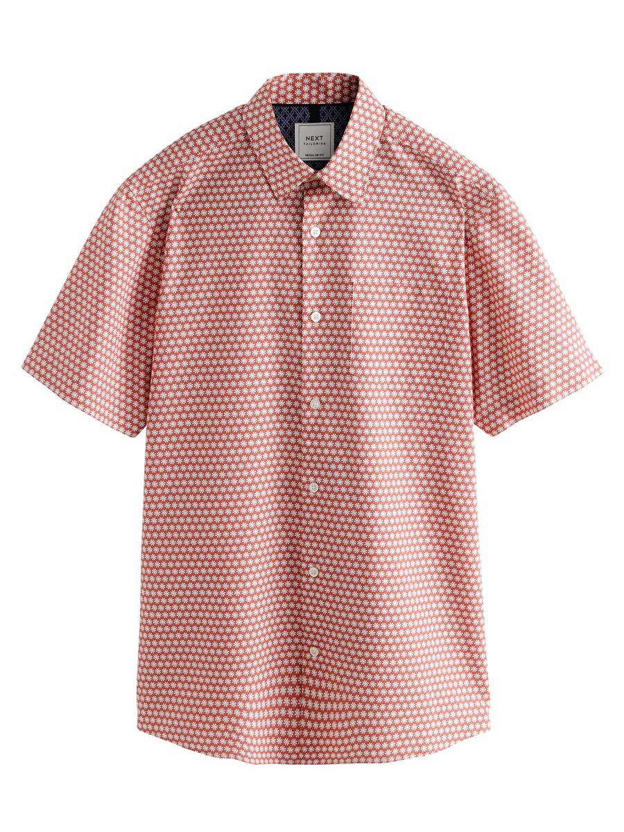Рубашка на пуговицах классического кроя Next, красный
Рубашка на пуговицах классического кроя Next, красный