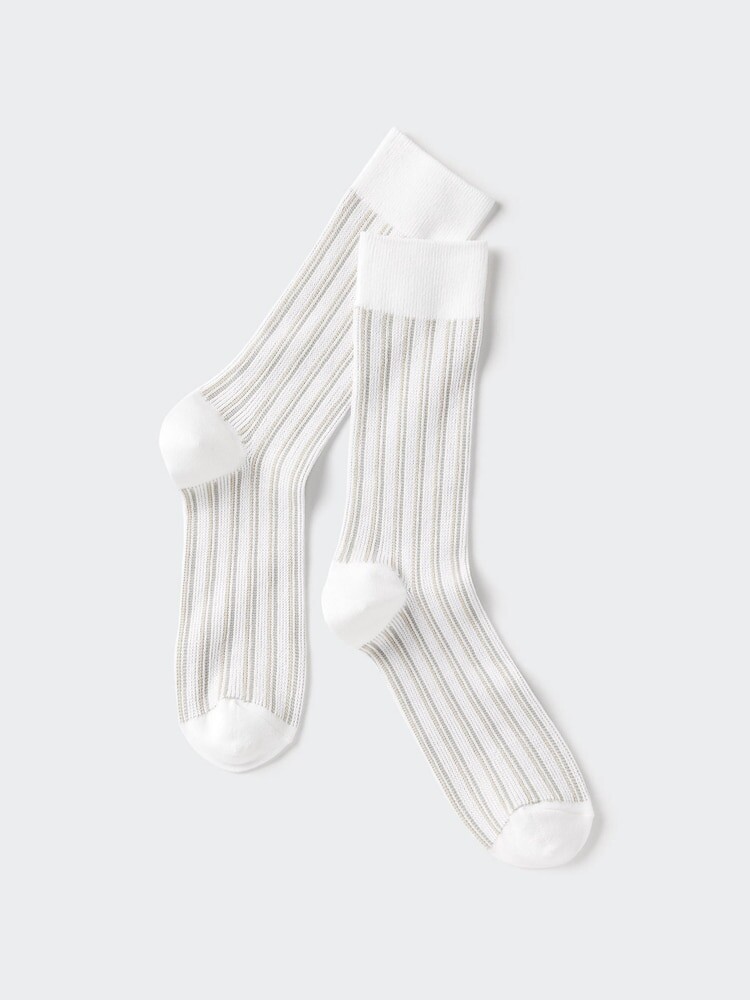 Носки полосатые Uniqlo, цвет 01 белый
Носки полосатые Uniqlo, цвет 01 белый