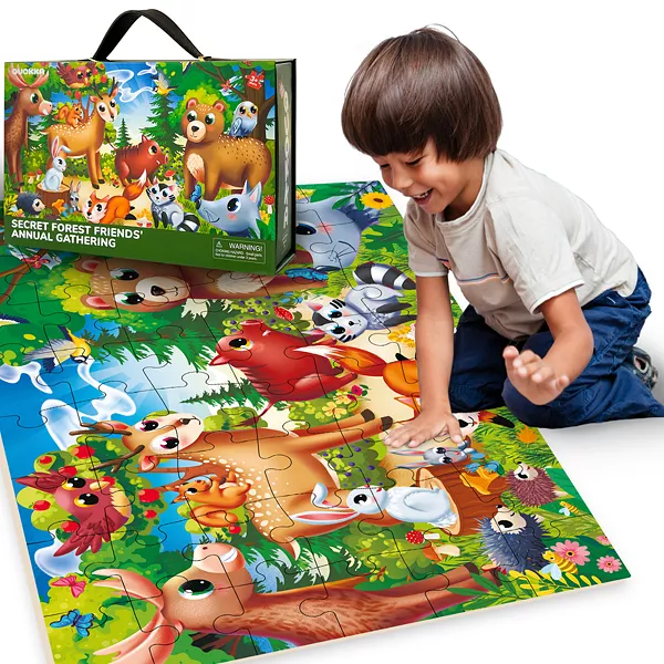 Гигантские напольные пазлы размером 2x3 фута для детей 4-6 лет Quokka, forest
Гигантские напольные пазлы размером 2x3 фута для детей 4-6 лет Quokka, forest