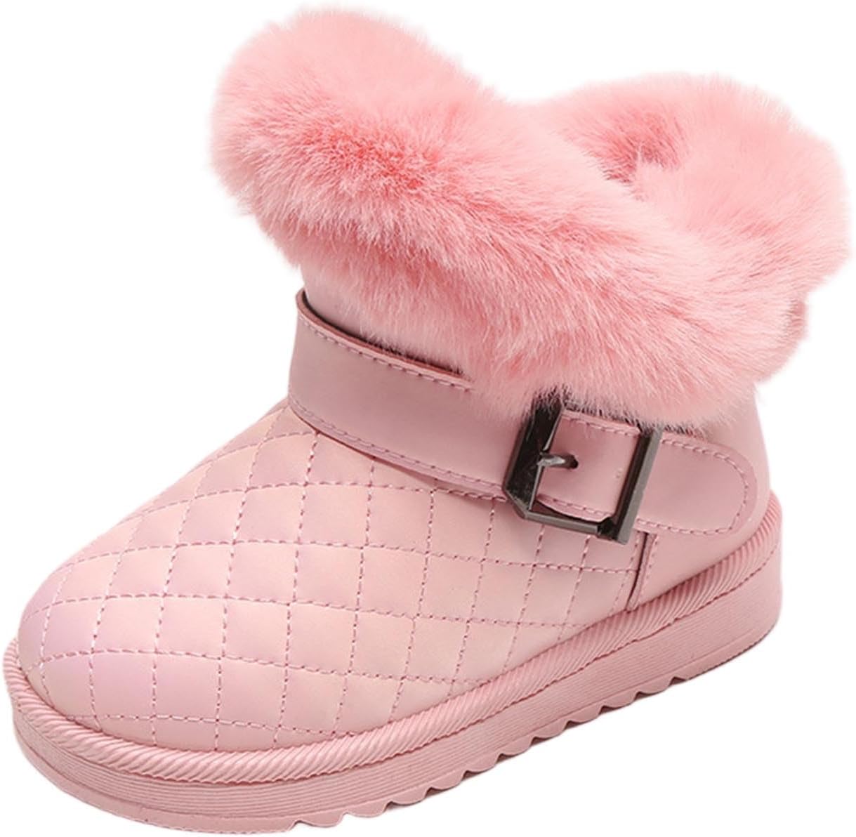 Девочкам теплые зимние ботинки с пушистой подкладкой, милые плюшевые толстые ботиночки для холодной погоды, ботильоны на выход Generic, Pink
Девочкам теплые зимние ботинки с пушистой подкладкой, милые плюшевые толстые ботиночки для холодной погоды, ботильоны на выход Generic, Pink