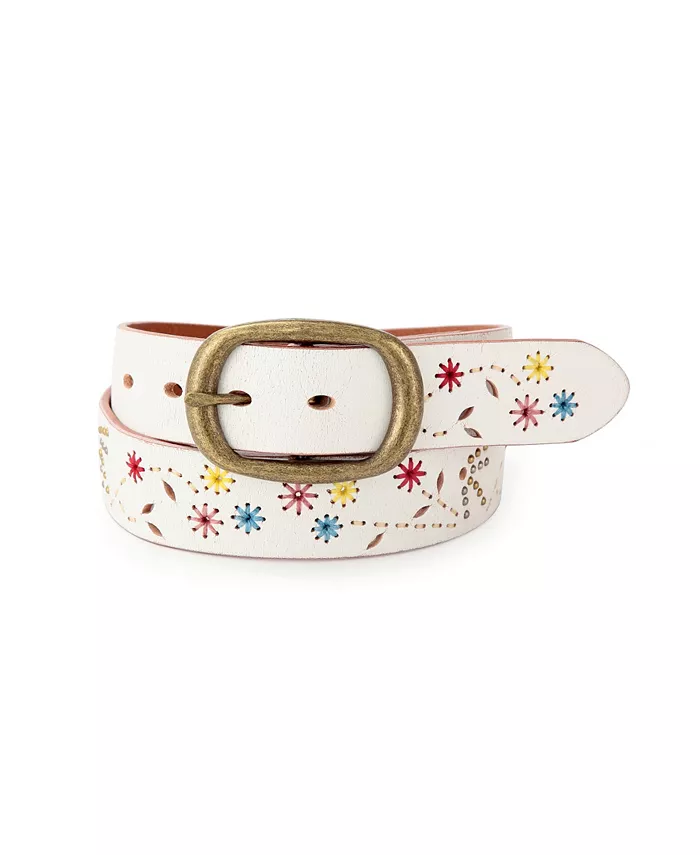 Женский кожаный ремень Blossom OLD TREND, белый
Женский кожаный ремень Blossom OLD TREND, белый