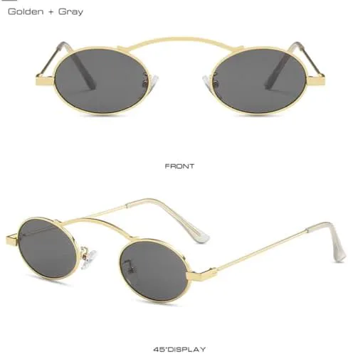 Солнцезащитные очки ретро 2027, стимпанк, металлическая овальная оправа, Golden Gray, прозрачные линзы цвета океана, UV400, унисекс (женщины/мужчины панк)
Солнцезащитные очки ретро 2027, стимпанк, металлическая овальная оправа, Golden Gray, прозрачные линзы цвета океана, UV400, унисекс (женщины/мужчины панк)