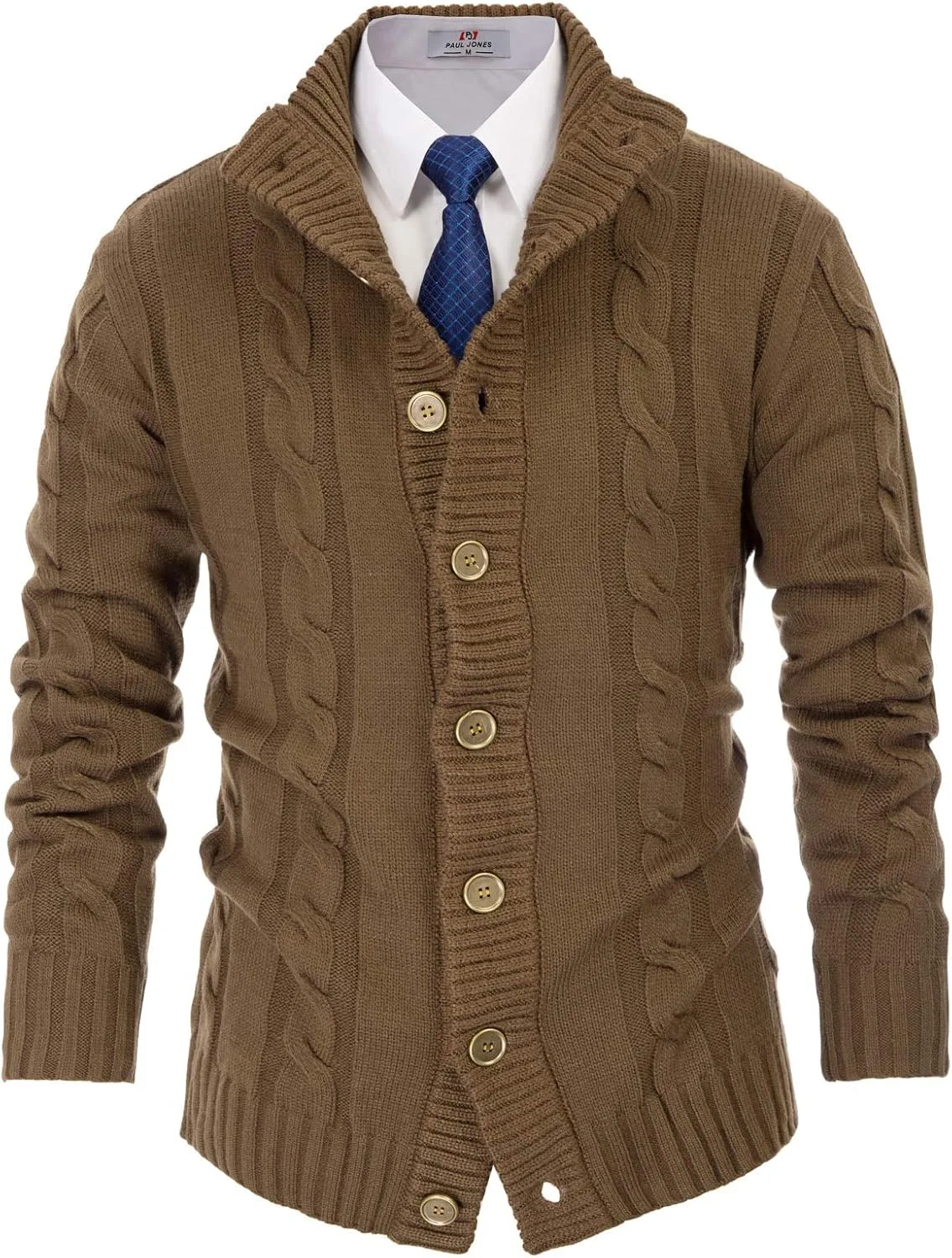 Мужской кардиган Paul Jones с воротником-стойкой и кабельной вязкой PJ PAUL JONES
Мужской кардиган Paul Jones с воротником-стойкой и кабельной вязкой PJ PAUL JONES