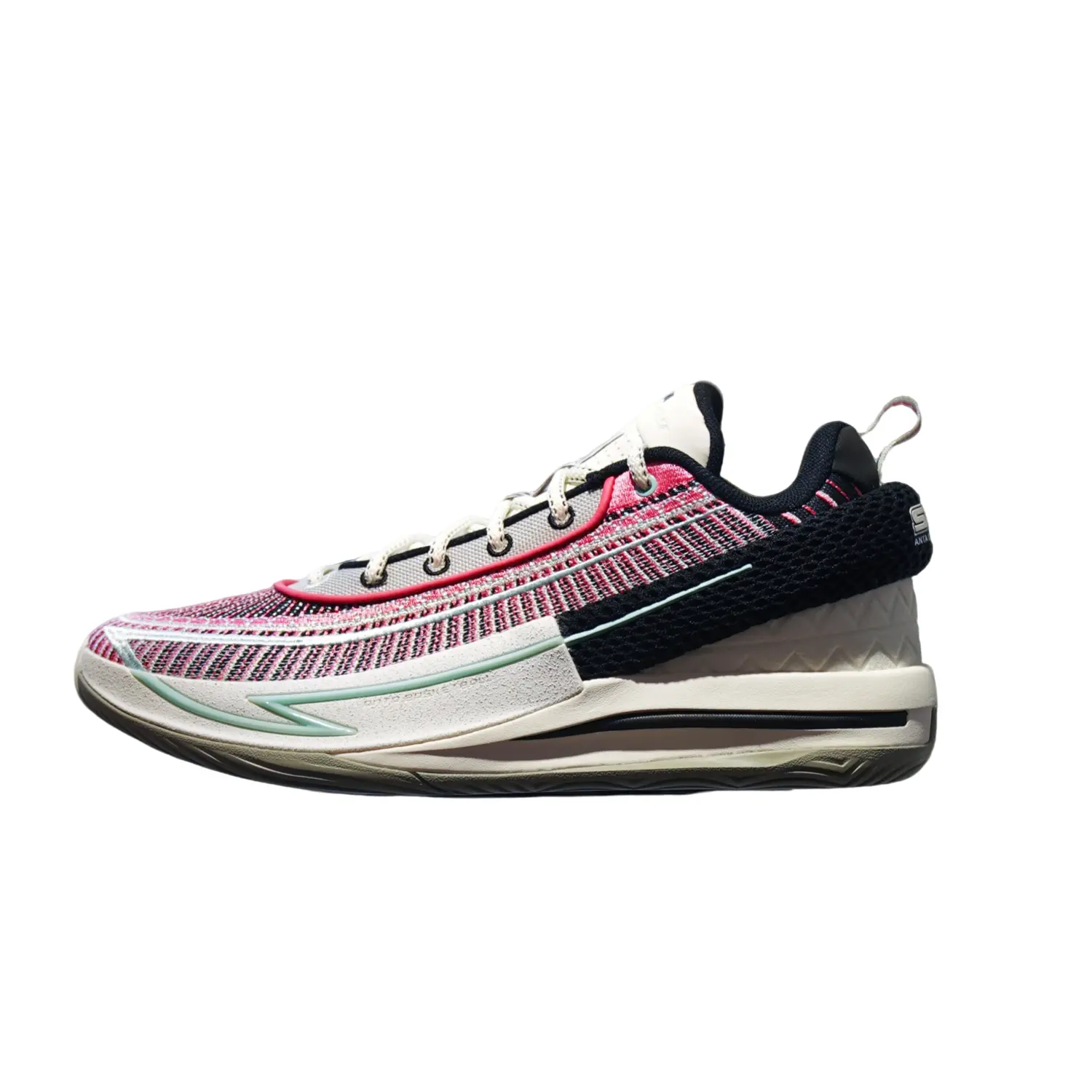 Анта Фэнманг 1 Мужские баскетбольные кроссовки с противоскользящей износостойкой ударопрочной карбоновой пластиной низкие бело-розовые, розовая гвоздика/бежевый белый/черный-3
Анта Фэнманг 1 Мужские баскетбольные кроссовки с противоскользящей износостойкой ударопрочной карбоновой пластиной низкие бело-розовые, розовая гвоздика/бежевый белый/черный-3