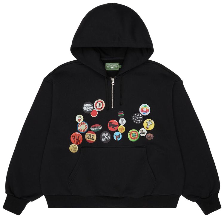 Худи Denim Tears Quarter Zip Pin Hoodie, черный
Худи Denim Tears Quarter Zip Pin Hoodie, черный