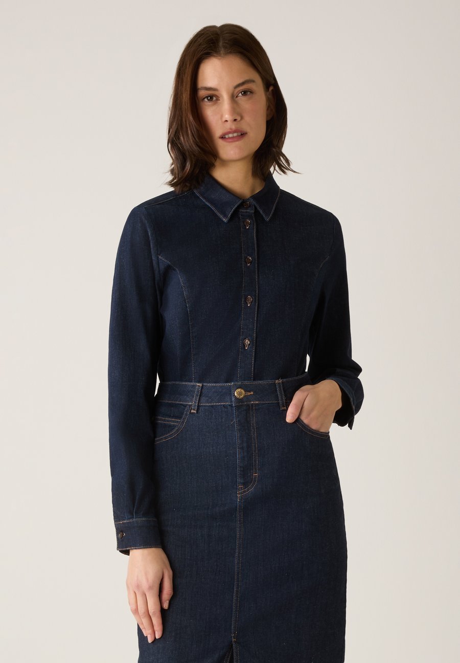 Блуза More & More Button-down blouse, Dark Blue Denim/Dark Blue
Блуза More & More Button-down blouse, Dark Blue Denim/Dark Blue