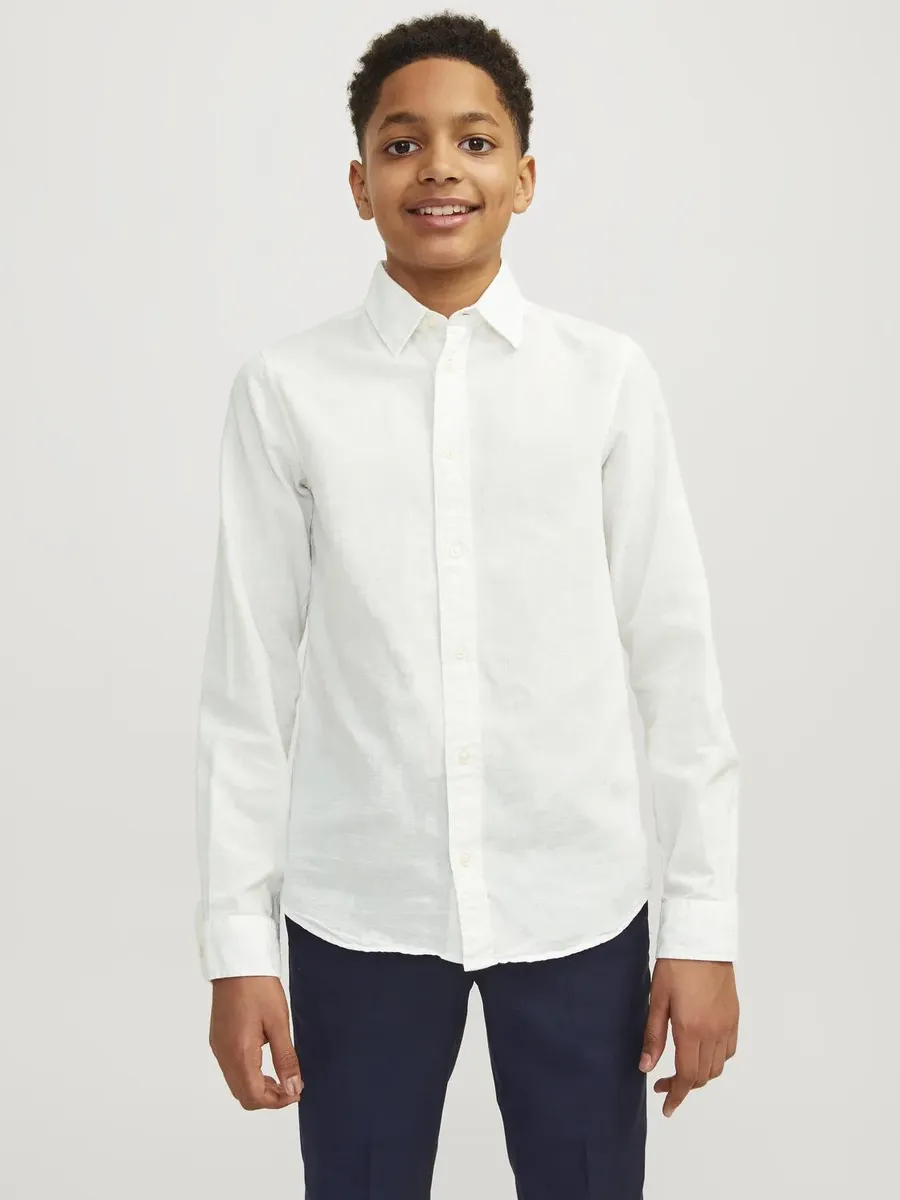 Детская рубашка с длинными рукавами Jack & Jones "JJELINEN BLEND SHIRT LS SN JNR" Jack & Jones Junior, белый
Детская рубашка с длинными рукавами Jack & Jones "JJELINEN BLEND SHIRT LS SN JNR" Jack & Jones Junior, белый