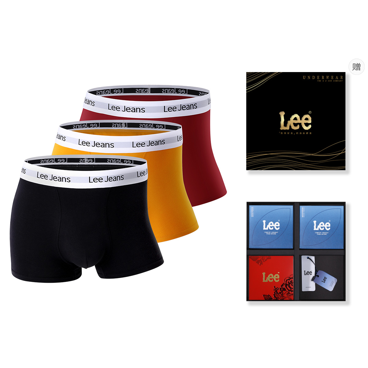 Комплект мужских трусов подарочный набор Lee, красный
Комплект мужских трусов подарочный набор Lee, красный