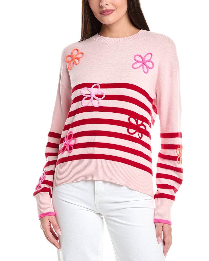 WISPR Вязаный свитер из смесового шелка с фиолетовым цветочным принтом
WISPR Вязаный свитер из смесового шелка с фиолетовым цветочным принтом