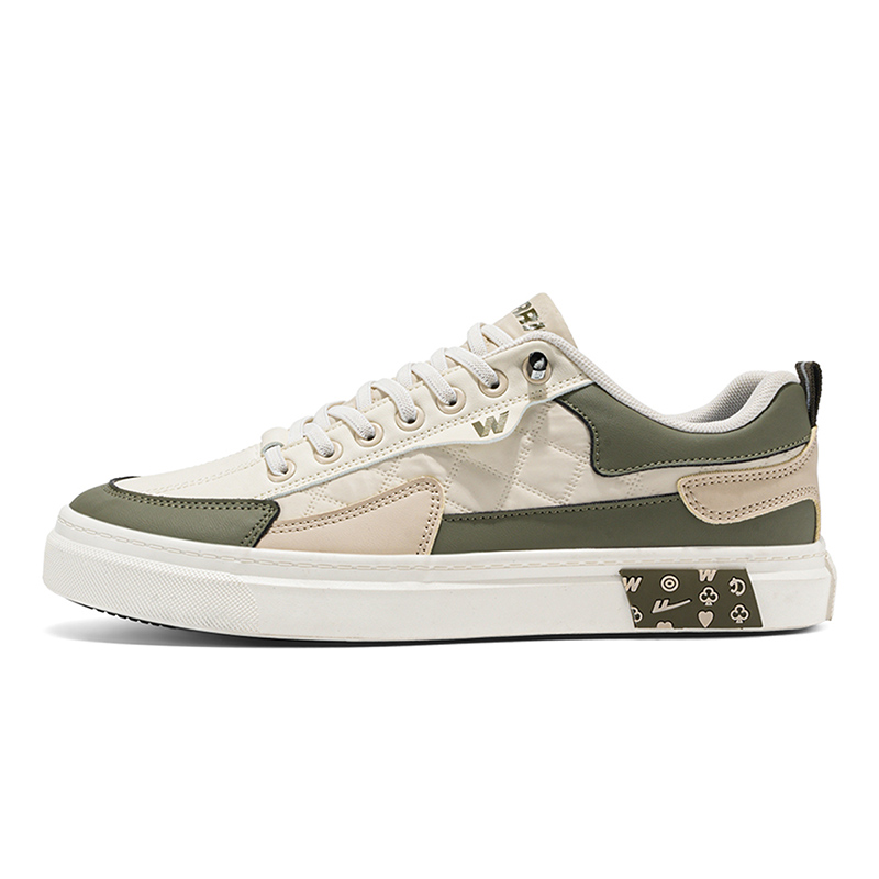 Низкие кроссовки для скейтбординга с противоскользящей амортизацией для мужчин WARRIOR, Beige Light Green
Низкие кроссовки для скейтбординга с противоскользящей амортизацией для мужчин WARRIOR, Beige Light Green