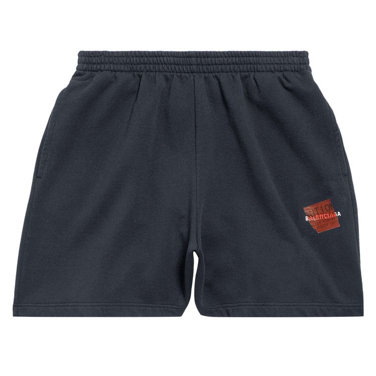 Шорты Balenciaga Taped Shorts, Faded Black/White/Red 
Шорты Balenciaga Taped Shorts, Faded Black/White/Red