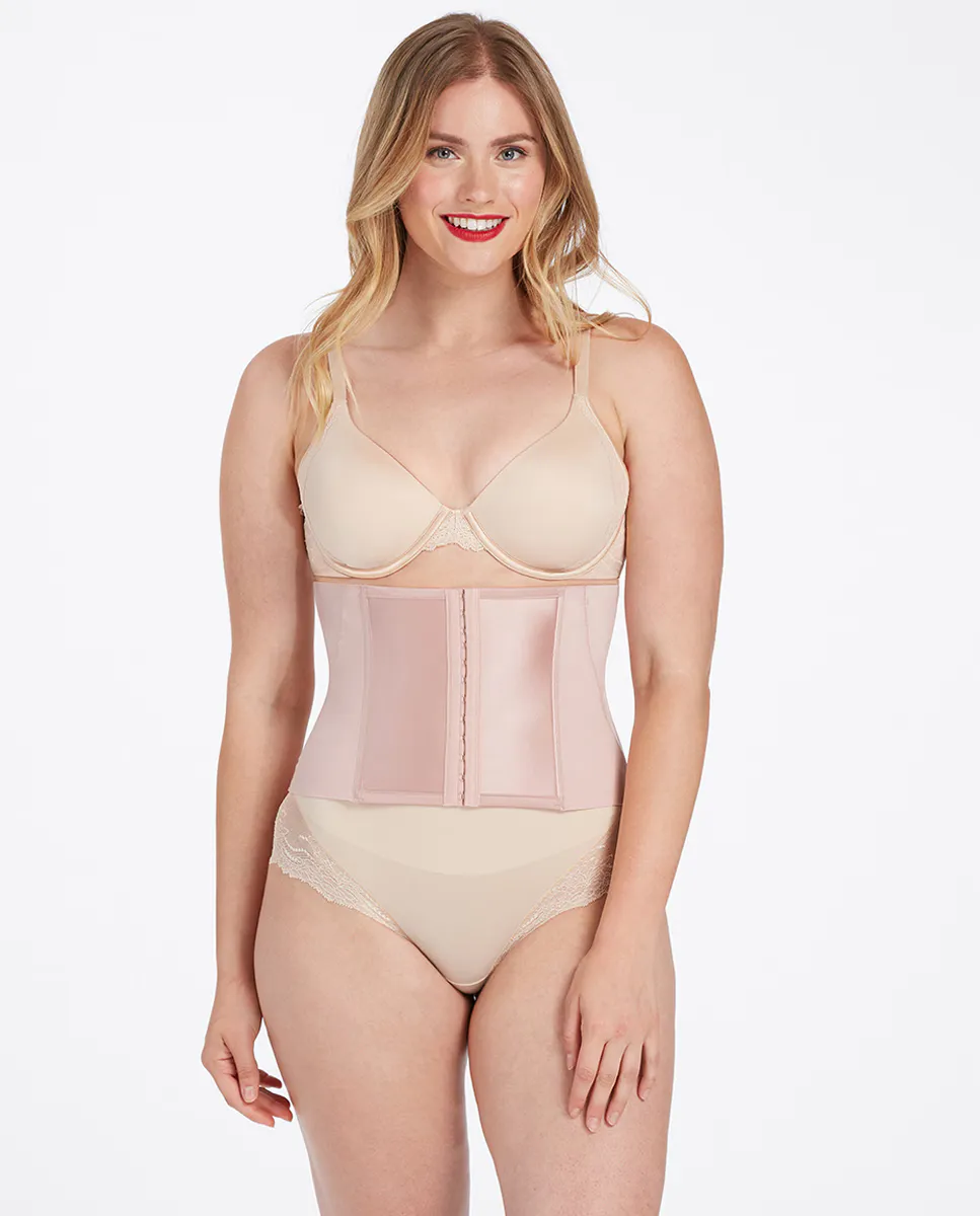 Укороченный лиф с однотонными китами Spanx, розовый
Укороченный лиф с однотонными китами Spanx, розовый