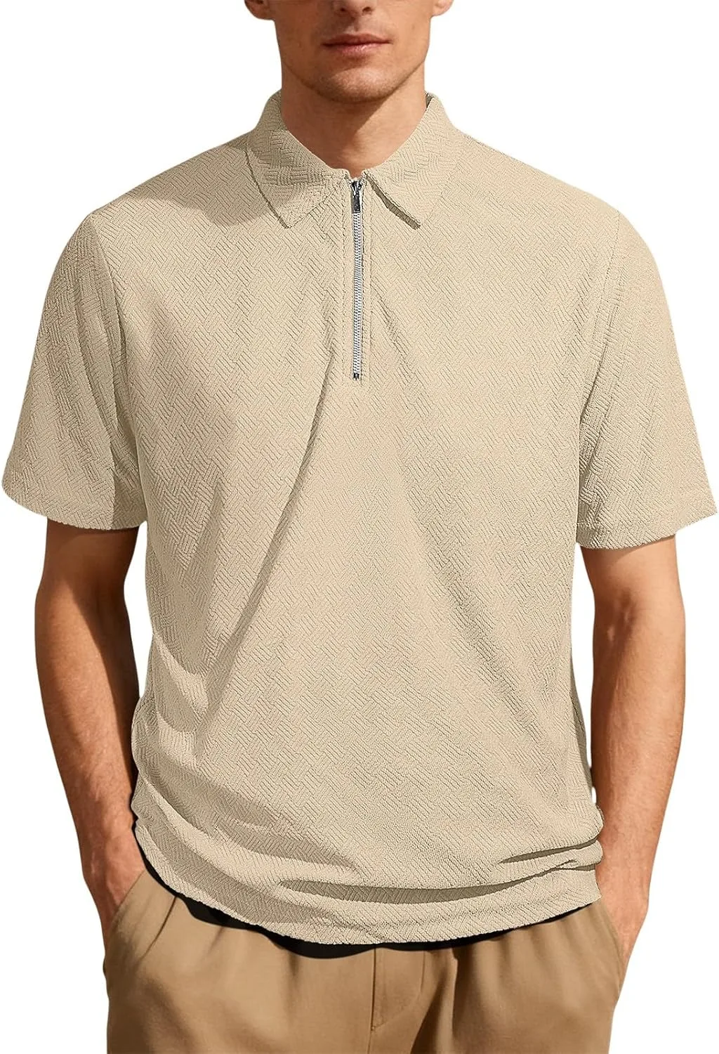 Футболка-поло Henley с коротким рукавом для мужчин
Футболка-поло Henley с коротким рукавом для мужчин