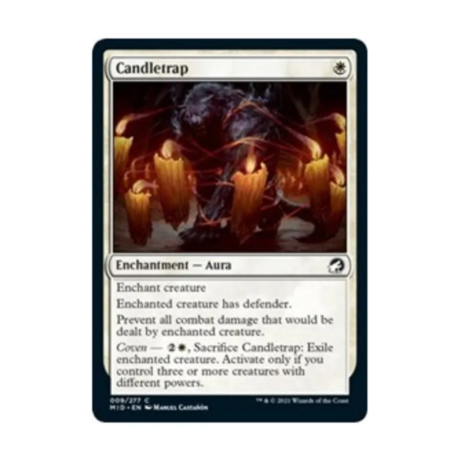 CCG Свечная ловушка (С), MTG - Innistrad - Midnight Hunt
CCG Свечная ловушка (С), MTG - Innistrad - Midnight Hunt